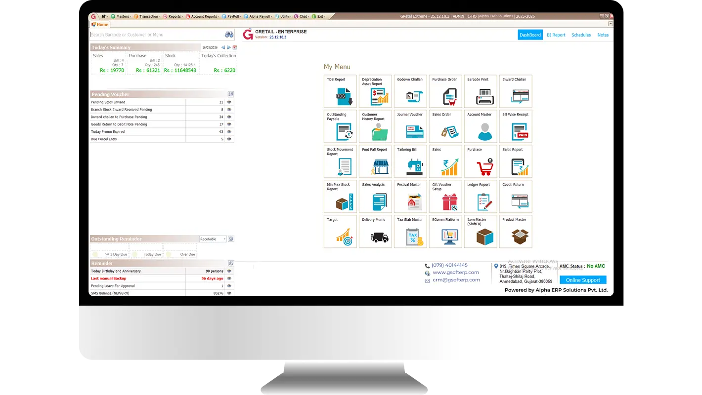 Desktop ERP